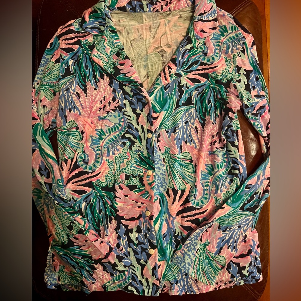 Lily Pulitzer pajama set